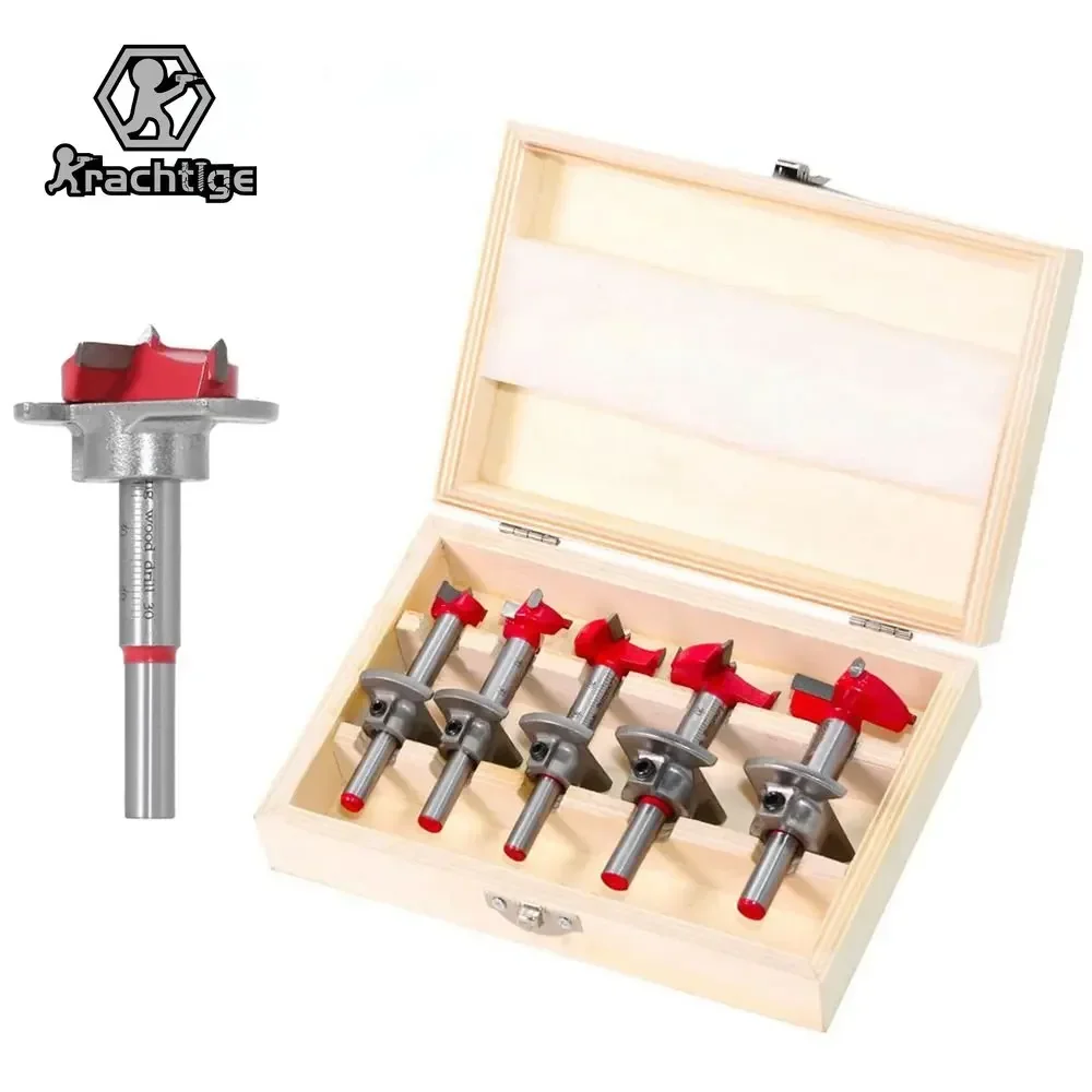 

Tipped Drilling Tool 15mm 20mm 25mm 30mm 35mm Woodworking Cutter Hinge Hole Opener Adjustable Carbide Drill Bit Tool