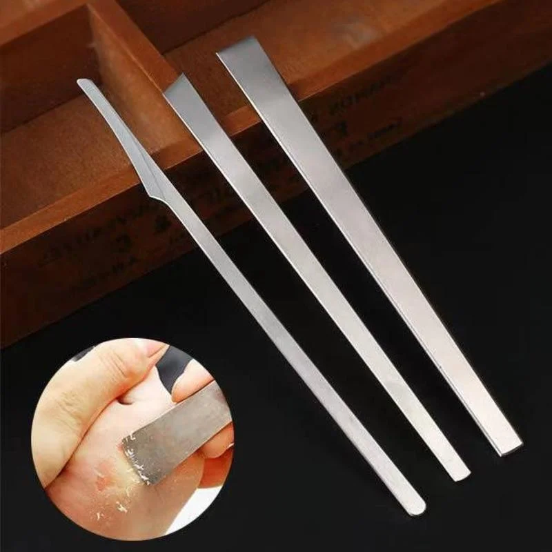 3pcs Stainless Steel Scraper Multifunctional Professional Pedicure Tool Feet Knife Dead Skin Remover Ingrown Toenail Callus Feet