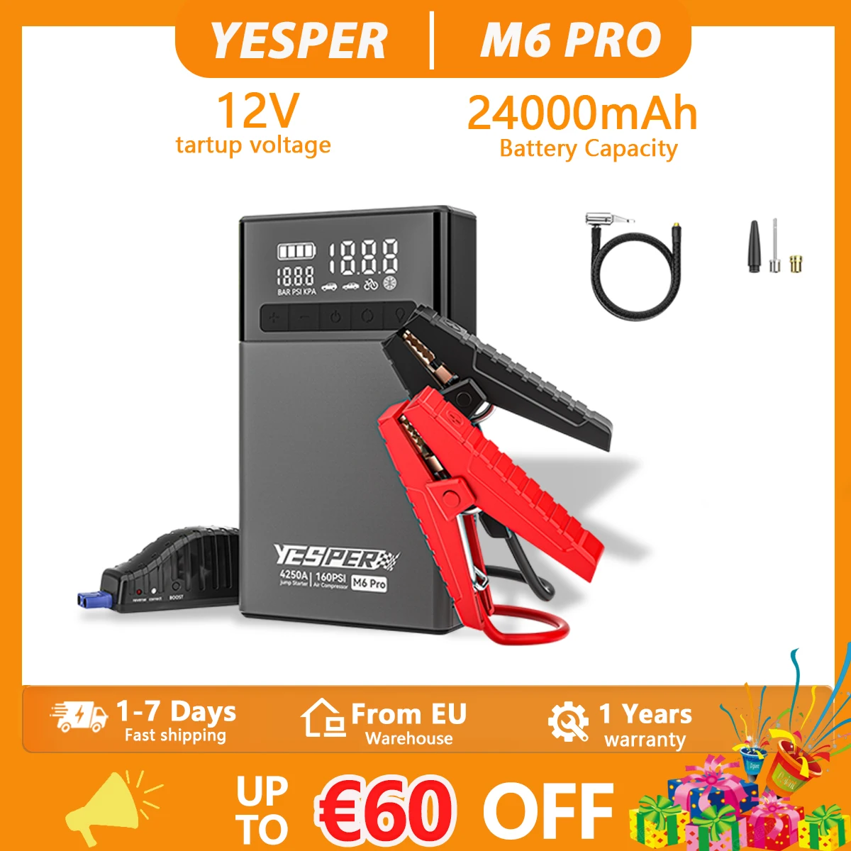 YESPER M6 Pro Jump Starter Review: The Ultimate Power Solution for ...