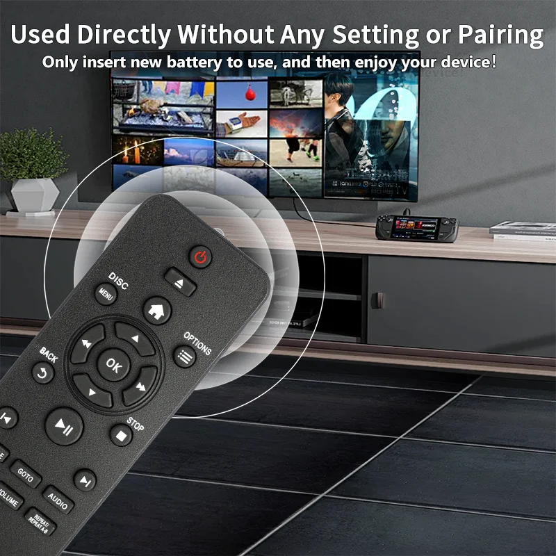 RC-5721 RC5721 For Philips Remote Control Replacement, For Philips DVD Player DVP-2850 DVP-3600 DVP-3880 DVP-3950 DVP-3990