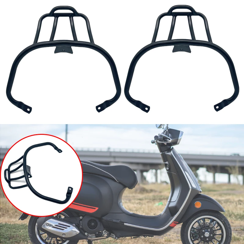 Neuer hinterer Stoßstangen-Beifahrersitzgriff, Haltegriff, Schiene, Gepäckträger, Tasche, Bücherregal, passend für Vespa Sprint Primavera 125 150 2014–2022