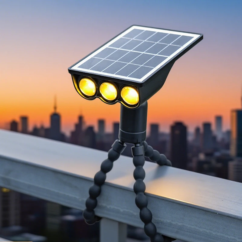 

Solar Spotlight Outdoor Waterproof Lights Flexible Sercurity Sun Lamp for Fence Garden Tree Landscape Lighting Solar Spot Light
