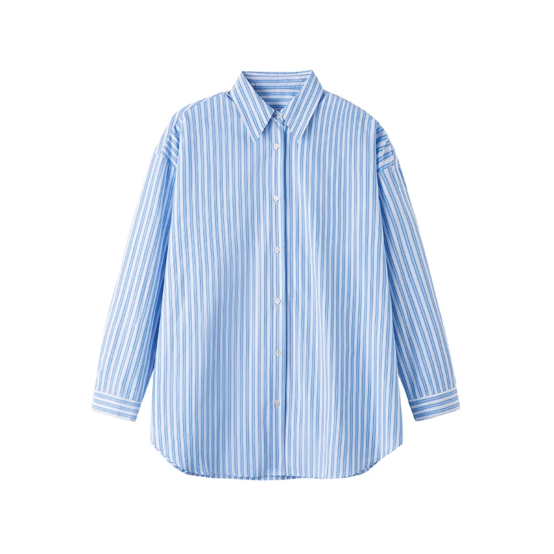 M-XXXXXL Einreihiges gestreiftes Hemd Plus Size Langarm-Kragenbluse Herren Atmungsaktives Freizeitoberteil für Bürokleidung 5XL 4XL
