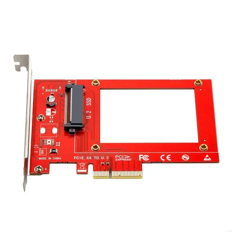 

G8DB U.2 to PCIe Riser Adapter 4000MB/s PCIe GEN3 to U.2 NVMe SSD SF8639 PCI-e U.2 Expansion Card SSD Converter 4000MB/S