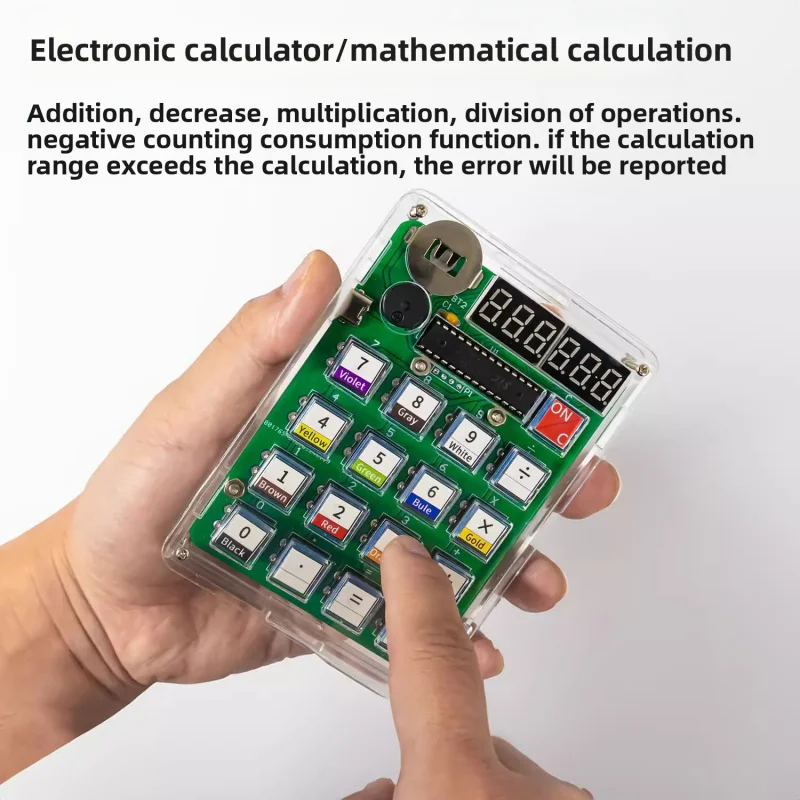 مجموعة آلة حاسبة الكمبيوتر رقاقة واحدة متحكم التدريس تجربة التدريب الإلكترونية لتقوم بها بنفسك أجزاء ممارسة اللحام #3