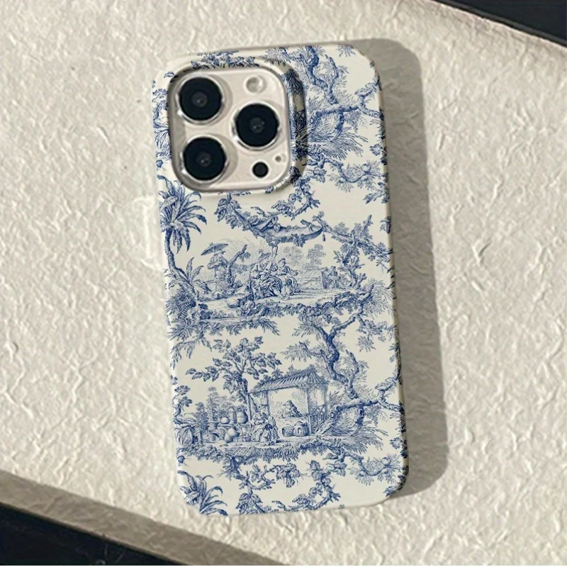 

French Tea Break Shock-Absorbing and Phone Hard Case for Iphone16 15 14 13 12 11 Pro Max XR XS Max Plus Protective Cover Casings