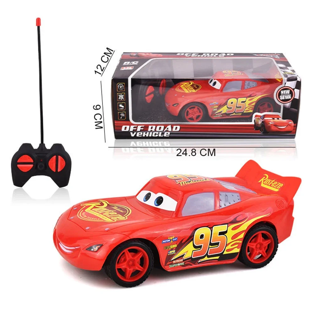 Carro RC Lightning Mcqueen escala 1:24 - Disney Pixar Cars 3 brinquedo de corrida de deriva elétrica, presente de Natal ideal para meninos e meninas