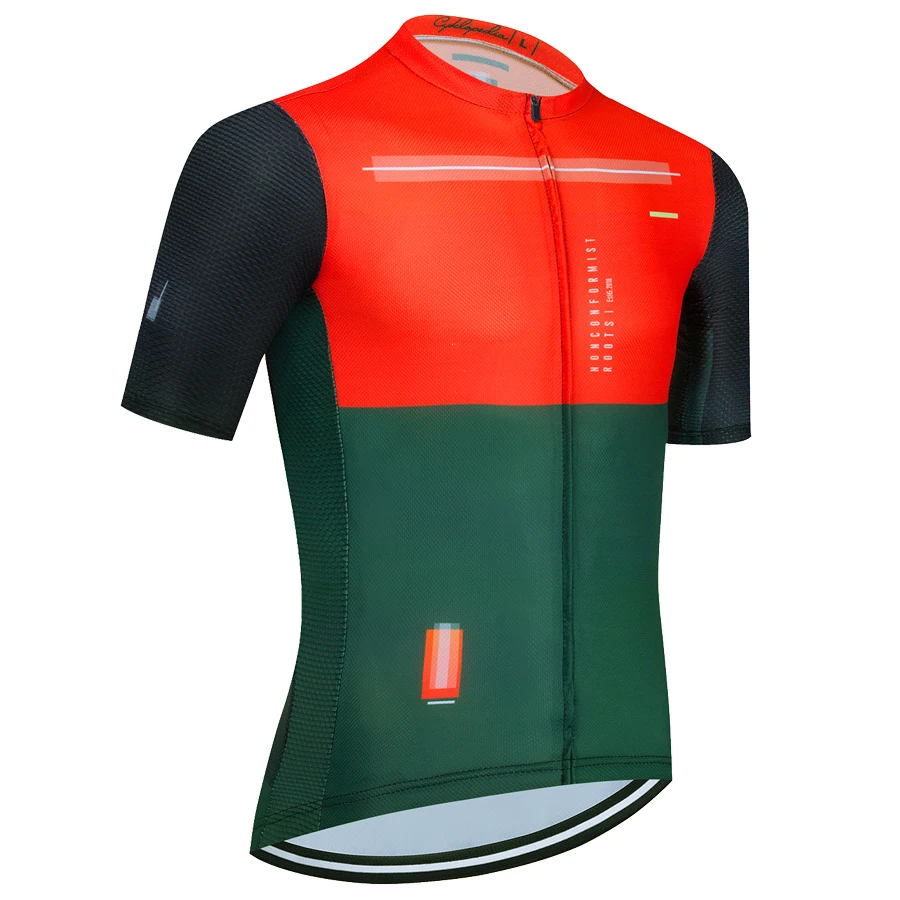 2024 New Summer Men\'s Cycling Short Sleeved Sportswear, Breathable And Comfortable Outdoor Mountain Cycling Clothes