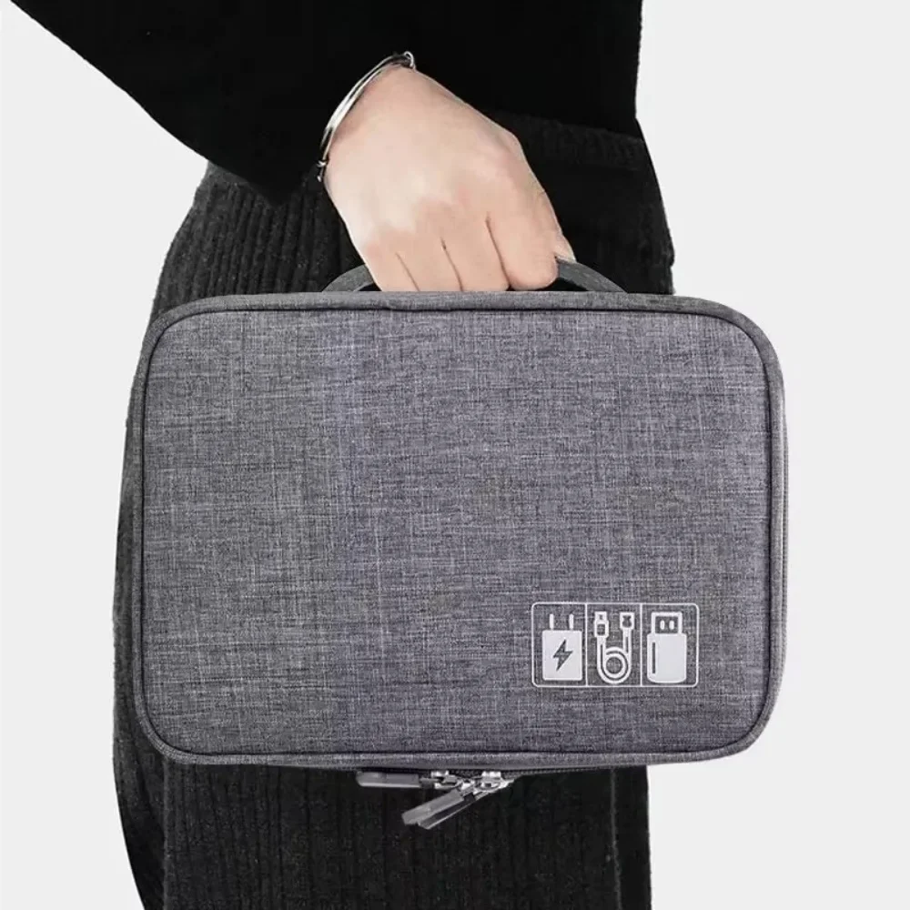 Travel Portable Digital Storage Bag USB Gadget Waterproof Cable Organizer Pouch Electronics Devices Accessories Pack Storage Bag