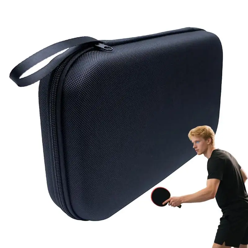 

Table Tennis Paddle Case Ball Racket Carrier Sealing Lightweight Table Tennis Racket Bag For Home Gym Training Indoors Outdoors