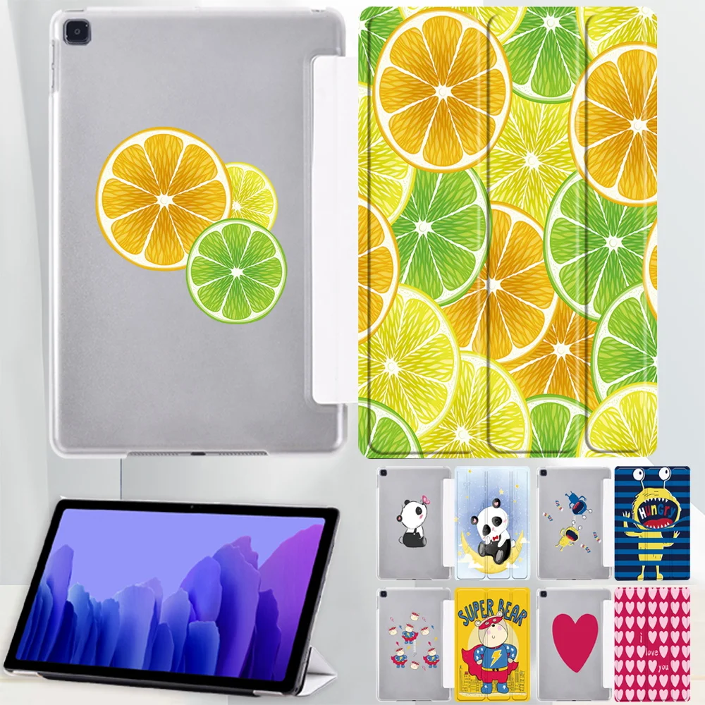 

Case for Samsung Galaxy Tab A7 10.4 2020 T500 T505 / Tab A 10.1 2019 T510 T515 PU Leather Folding Stand Super Cute Tablet Cover