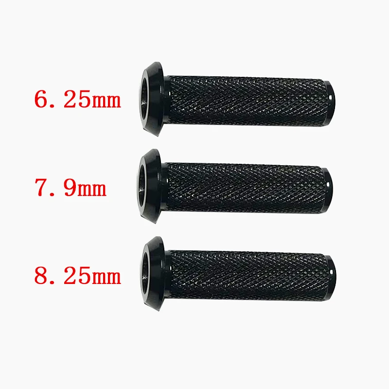 

The Aioushi micro glass fiber fishing rod universal locking head is available in two colors silver and black.