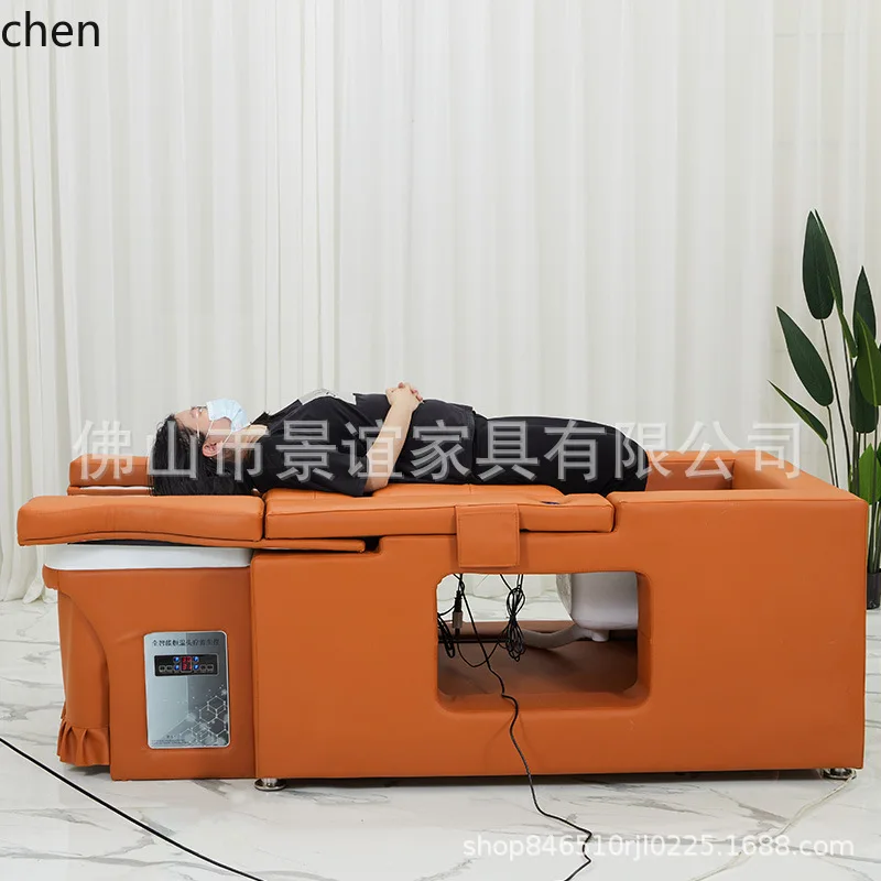 Shampoo Bed Constant Temperature Water Circulation Steaming Beauty Salon Hair Care Salon Barber Shop Special Shampoo Bed