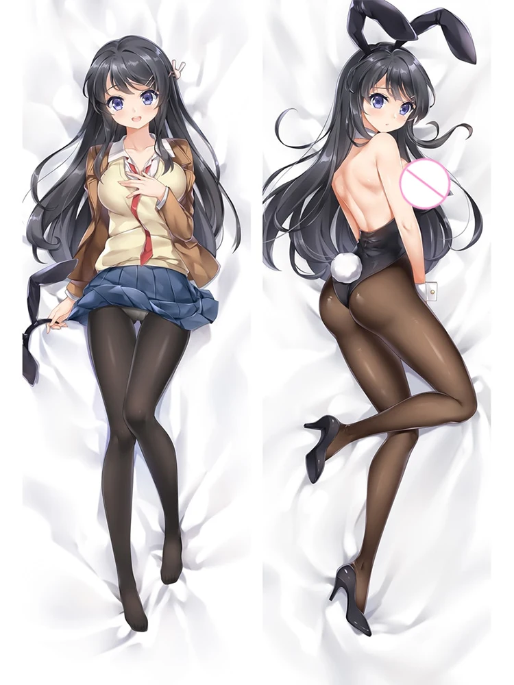 

Anime Pillow Cover Dakimakura Sakurajima Mai 2 Side Printed Hugging Body Pillowcase Cushion Cover Bedding Decor