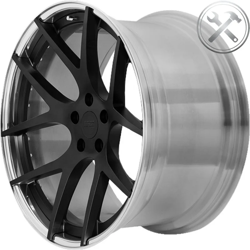

Black Machine Face 20 22 24 26 Inch Custom Wheel Rim JWL Certified Forged Alloy Universal Aftermarket Wheels