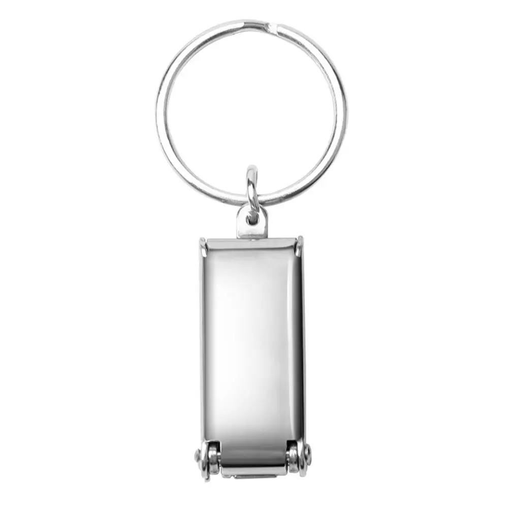 Durable Stainless Steel Mini Nail Clippers Exquisite Key Accessories Folding Nail Clippers Portable Manicure Tools