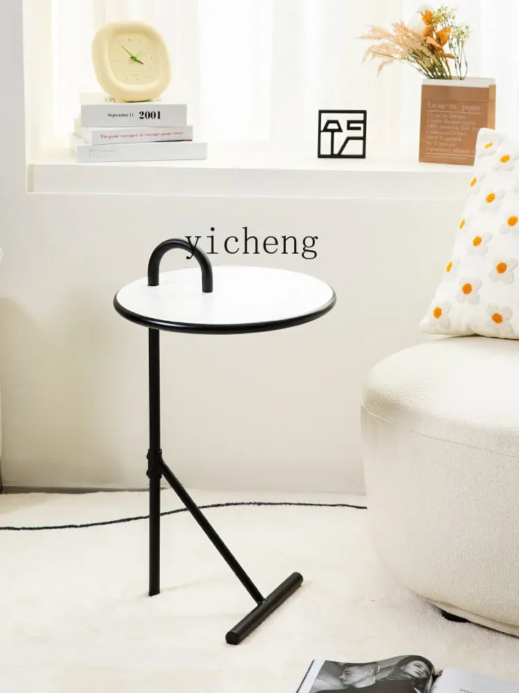 Zk Portable Side Table Table Handheld Modern Minimalist Small round Table Sofa Tea Corner Table