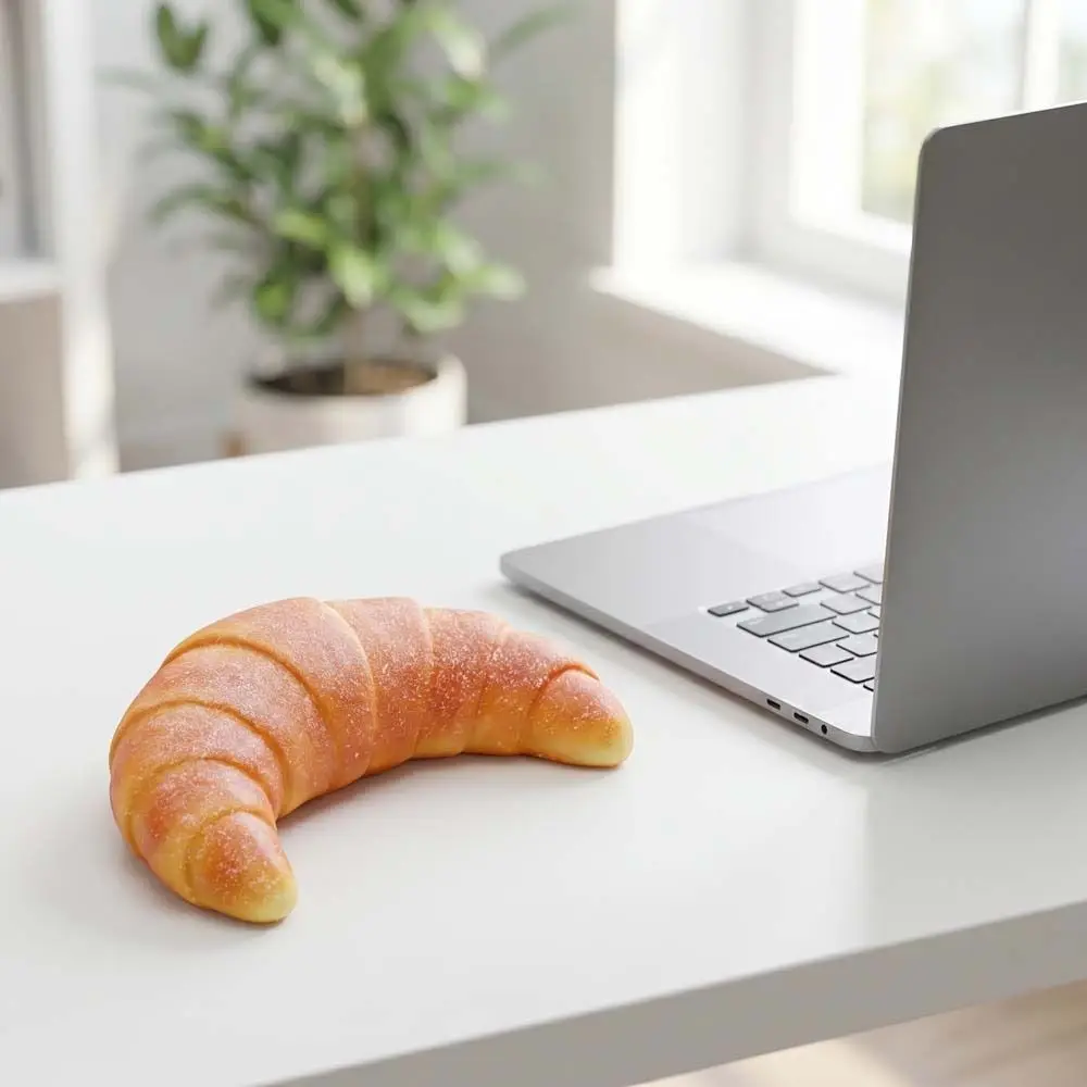 Stretch Squeezing Simulation Bread Squeeze Toast Cake Fake Food Model Breakfast Squeeze Sensory Soft Simulated Food