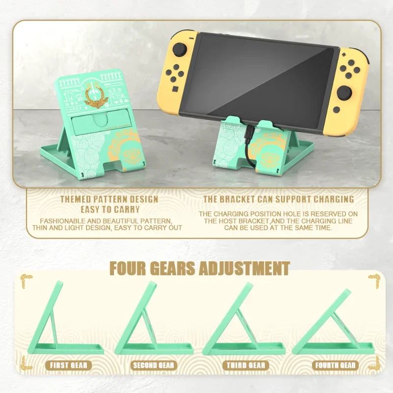 Zelda Tears of the Kingdom Switch bracket for Nintendo Switch OLED NS Lite Stand Adjustable Console Game machine accessories