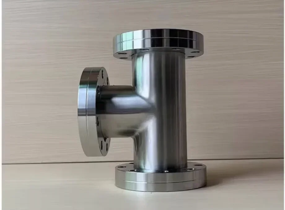 

Тройник равного диаметра CF, CF16, CF25, CF35, CF50, CF63, CF80, CF100, быстродействующий тройник CF, тройник с вакуумной втулкой, 304СС.