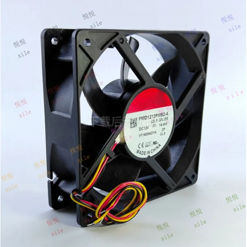 L   L  FOR SUNON PMD1212PMB2-A DC12V 14.44W 12038 12CM 3-Wire Inverter Cooling Fan