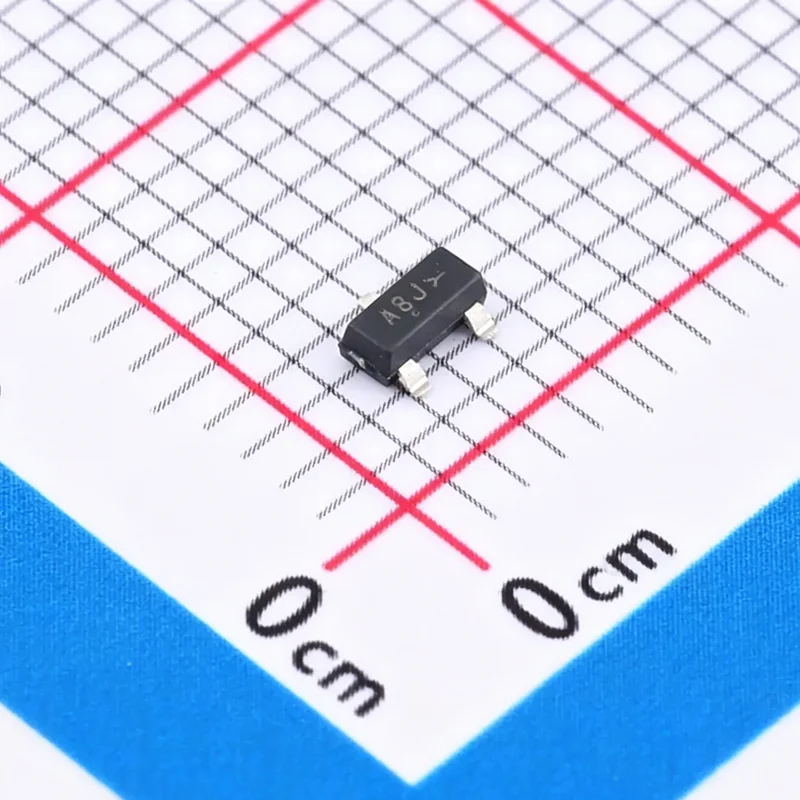 100PCS/LOT MMUN2232LT1G marking A8J Pre-Biased Bipolar Transistor (BJT) NPN - Pre-Biased 50 V 100 mA 246 mW Surface Mount