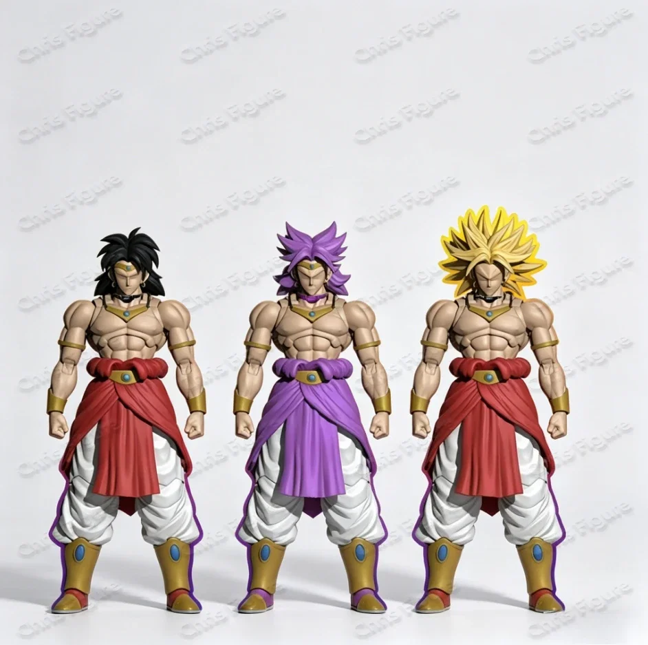 ZL Studio Dragon Ball Shf Thin Broly Ancient Tiger Warrior Nightmare Enemy 7 Inches Action Figurine Collectible Model Toys Gift