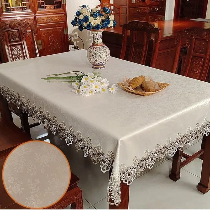 

Waterproof, oil-proof, anti-scalding, no-wash table mat, rectangular tablecloth AN4187