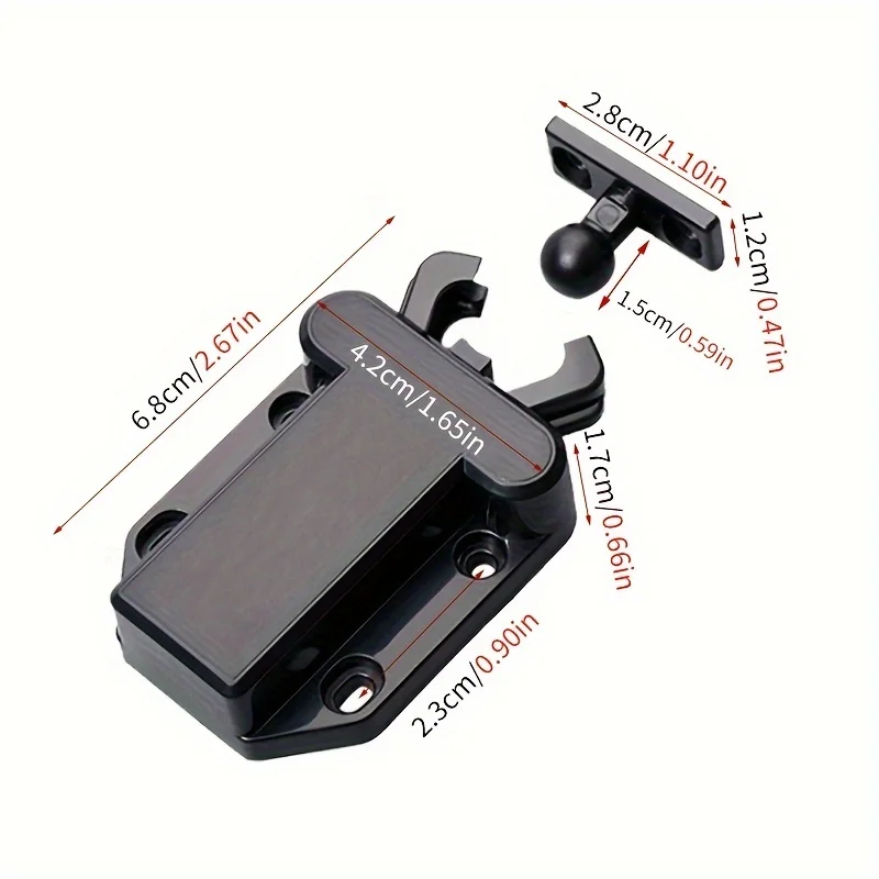5/10pcs Push To Open Cabinet Catch,Non-Magnetic Touch Latches,Door Stop Rebound self-Locking Device for Cupboard Drawer Wardrobe - view 5
