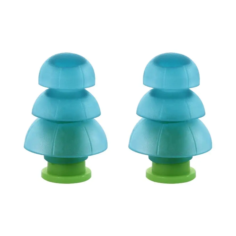 Concerts Reusable Soundproof Silicone Noise Cancelling Hearing Protection Ear Plugs