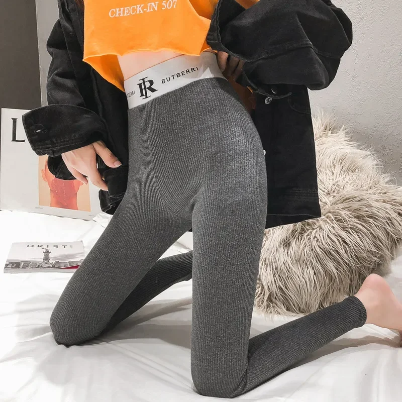 New Plush Leggings Women Elastic High Waist Velvet Stockings Leggings Shaping Winter Cold-proof Leg Socks Charm Leggings