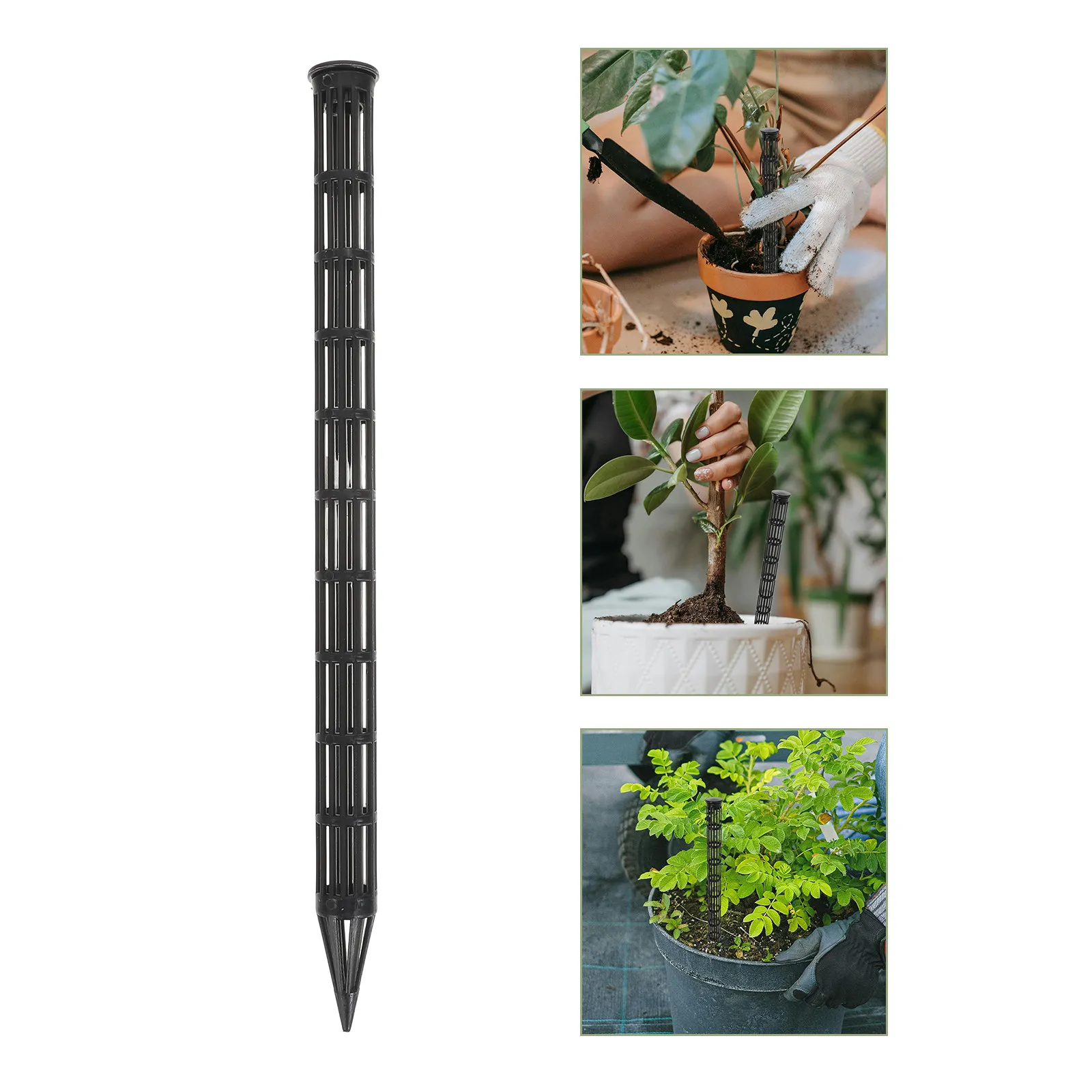 30pcs Plant Soil Aeration Tubes For Pots, 25cm Root Ventilation Stakes pipes, Gardening Accessories For Flowerpot Potted Plants