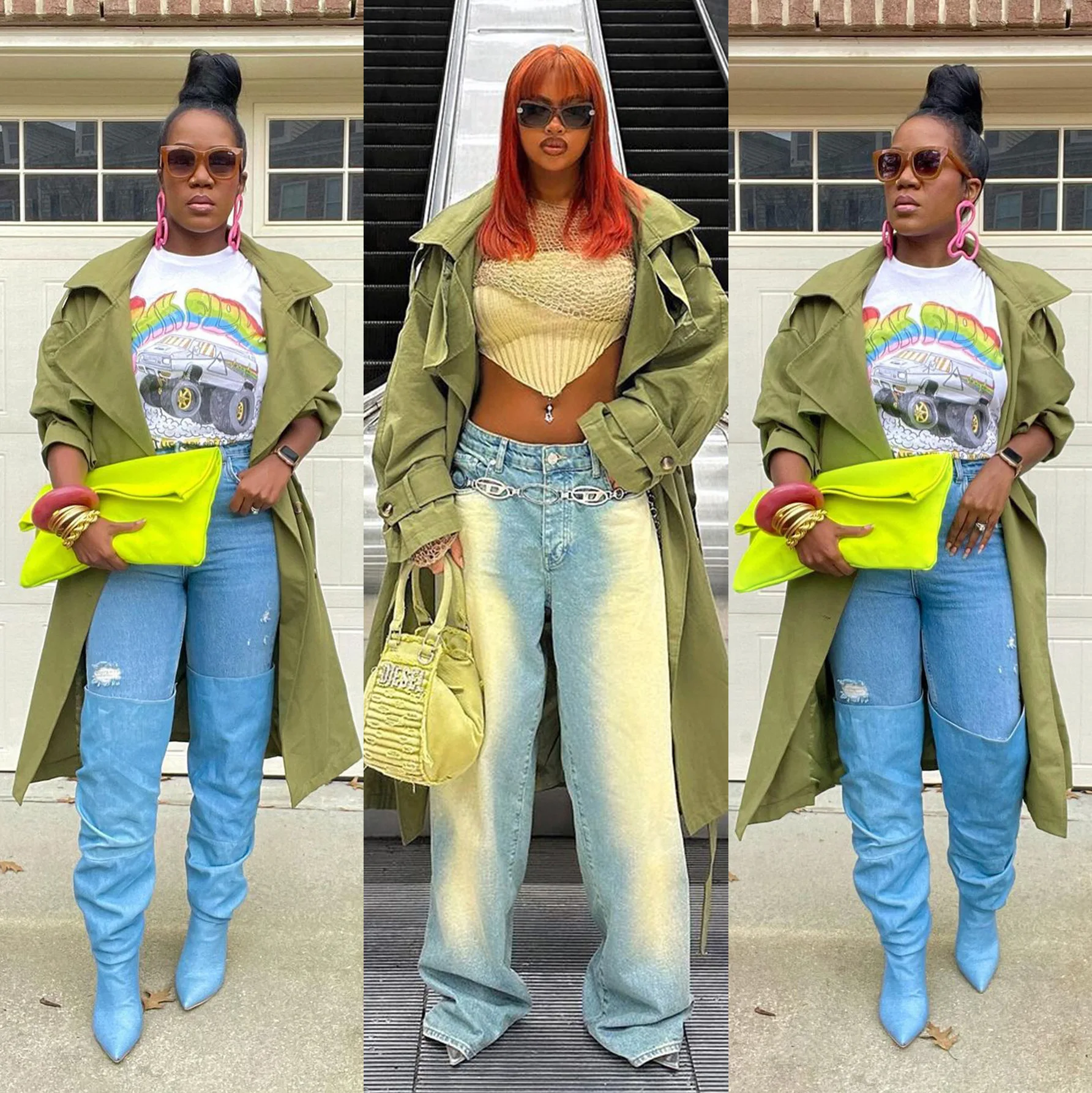 

Vintage Women Long Coat Solid Button Up Windbreak 2025 Autumn Winter New Popular Streetwear Casual Workout Outerwear Activewear