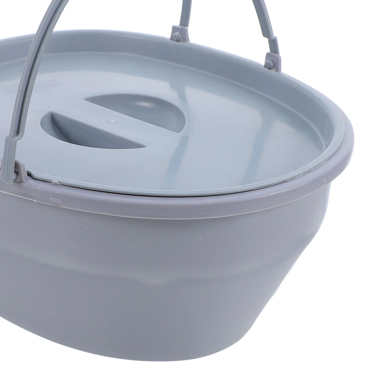 بطانة داخلية للمرحاض المحمول قابلة للإزالة، مقعد مرحاض مريح ومستقر لغرفة النوم وغرفة المعيشة والمستشفى