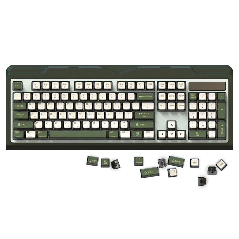 Imagem -04 - Pudim Bola Keycaps para Teclado Mecânico Pbt Personalizado Asa Perfil Semi Transparente Bonito Arco-íris 75 Acessórios