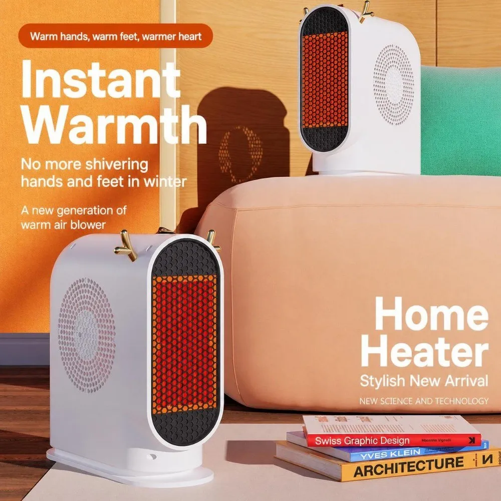 Intelligent Thermostat Desktop Electric Heater EU/US Thermostat Control Winter Warmer Heater Electric Heating Tool Office