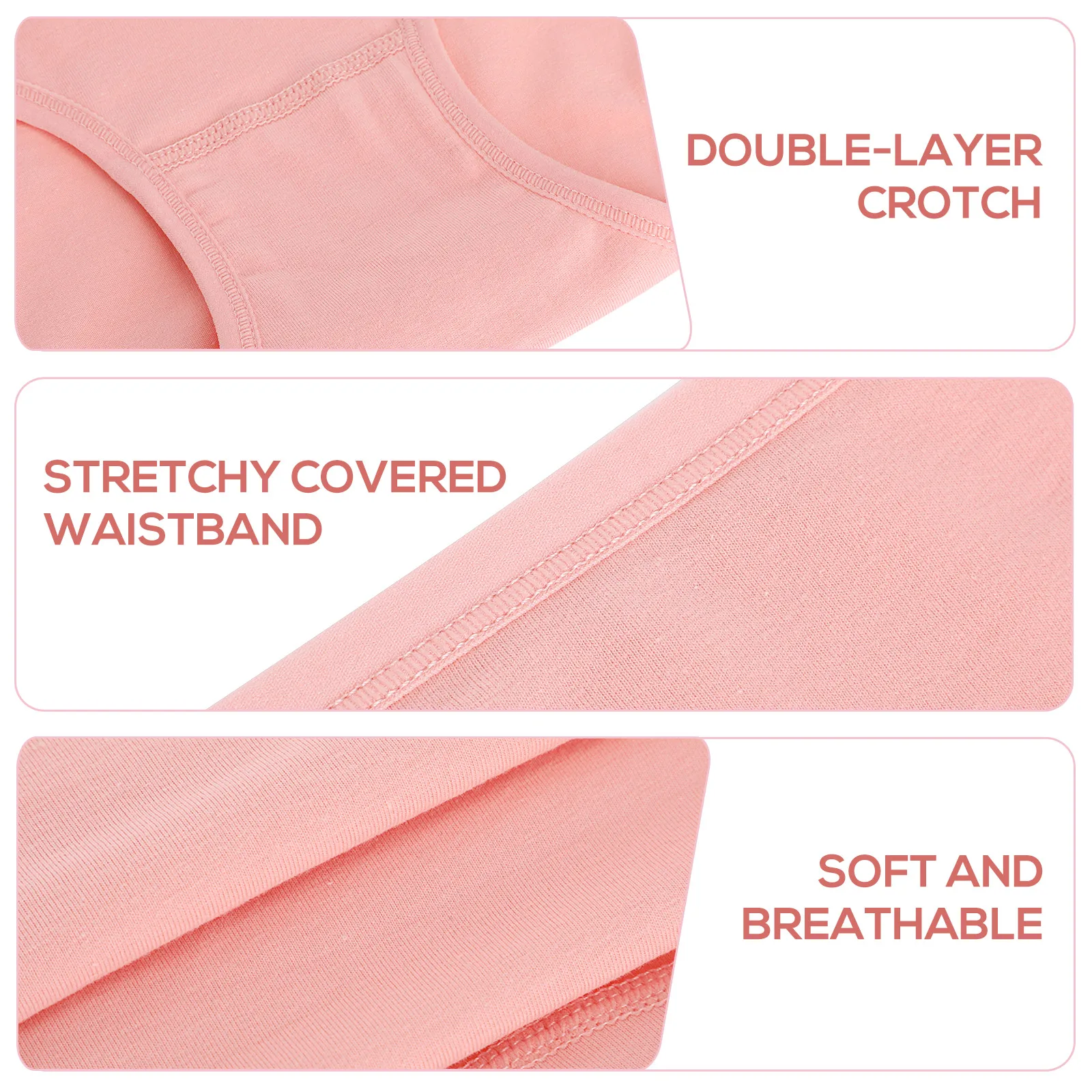 

4 pcs Women Underwear Triangle Panties 3XL Set Black Beige Comfortable Elastic Breathable Ladies Panties Cotton