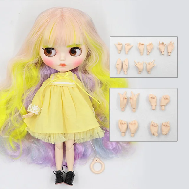 Icy Dbs Blyth Pop 1/6 Speelgoed Bjd Matte Gezicht Aangepaste Gezicht Joint Body Custom Pop 30Cm Meisjes Gift Anime