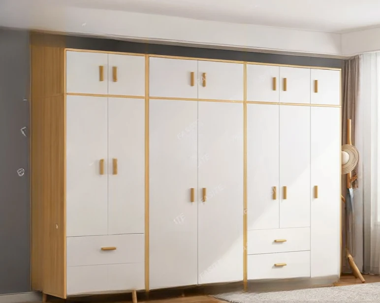 

Large wardrobe household bedroom durable cabinet rental housing combination