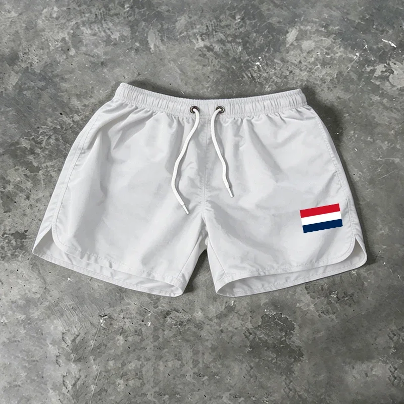 

Мужские плавательные шорты, пляжные трусы, летние, дышащие, модные, повседневные, спортивные, для серфинга, для спортзала, новые, хит продаж, быстросохнущие