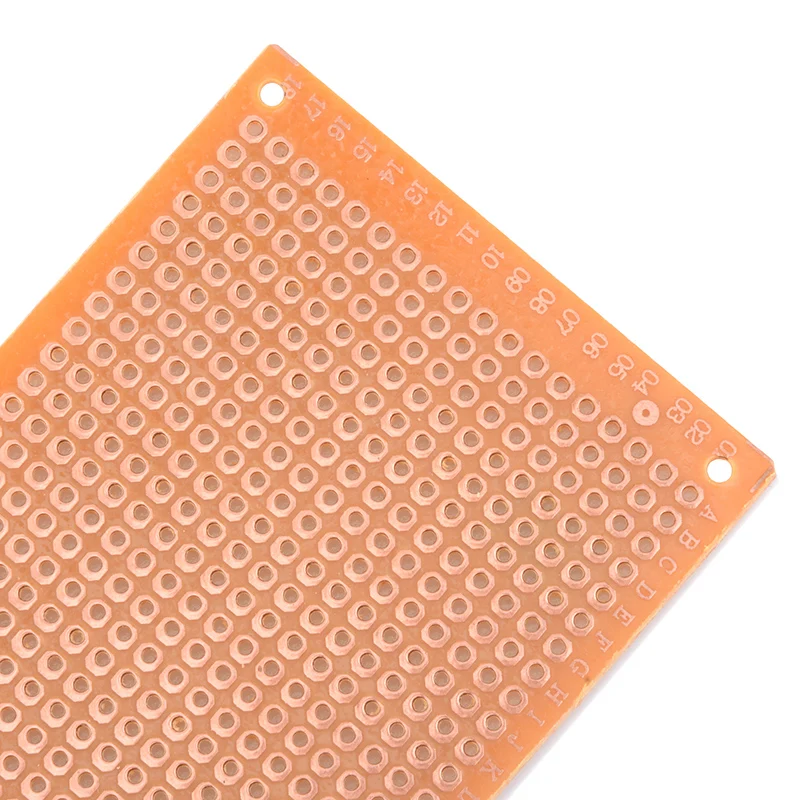 10 peças 5*7 pcb 5x7 pcb 5cm 7cm diy protótipo papel pcb placa universal amarelo