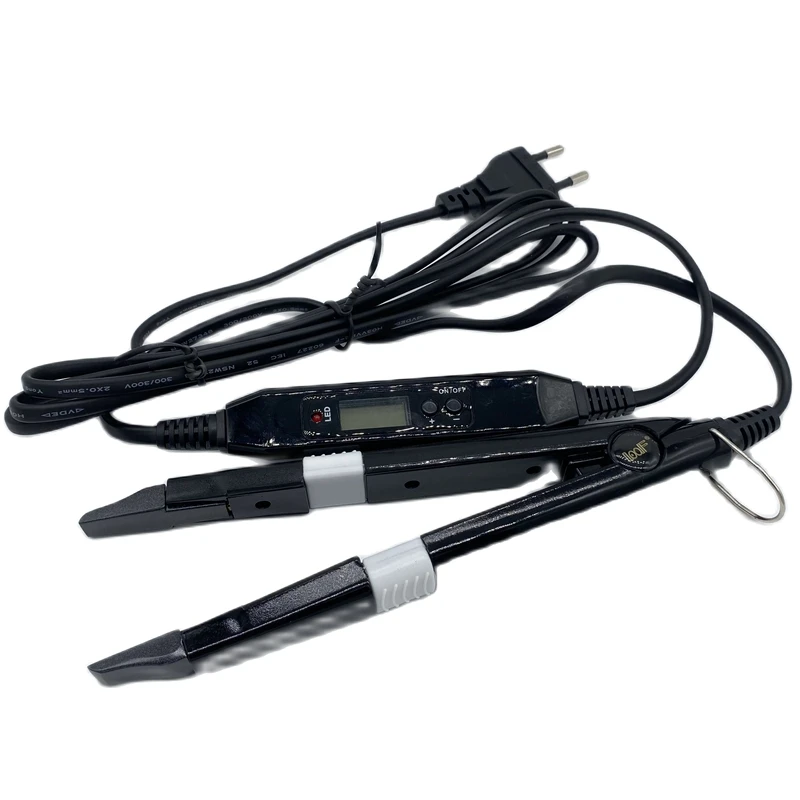 628 Heißluft-Haarverbinder mit Temperaturregelung, Keratin-Haarverlängerungswerkzeug, LCD-Display, Mini-Fusion-Eisen – Detail 1