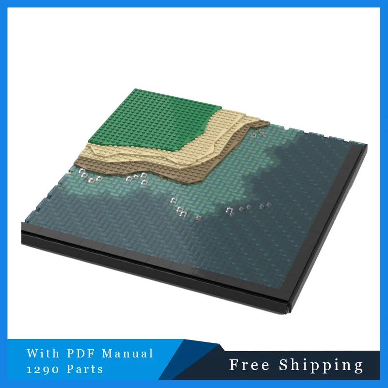 1290 قطعة MOC مدينة شارع فيوز جزيرة بانوراما وحدات اللبنات لتقوم بها بنفسك التعليمية الجمعية مجموعات الالعاب للبنين هدية الكريسماس #2