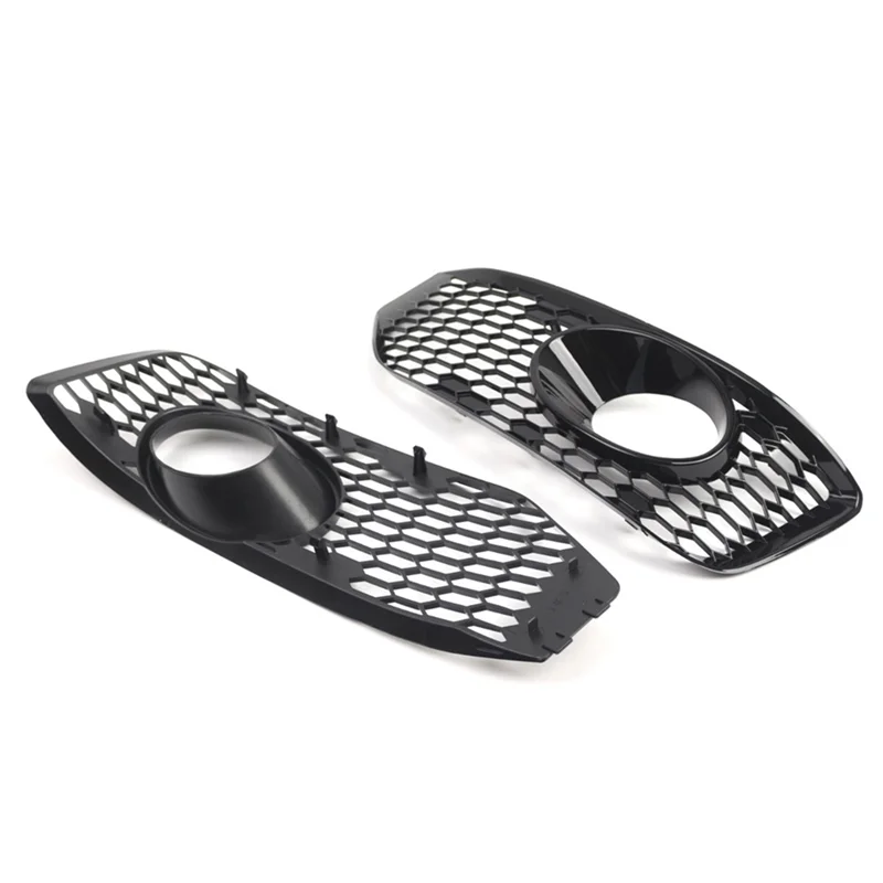 

Fog Lights Cover Car Front Bumper Grille Fog Lamp Frame Frame Kit For VW T5 5.5 2010-2015