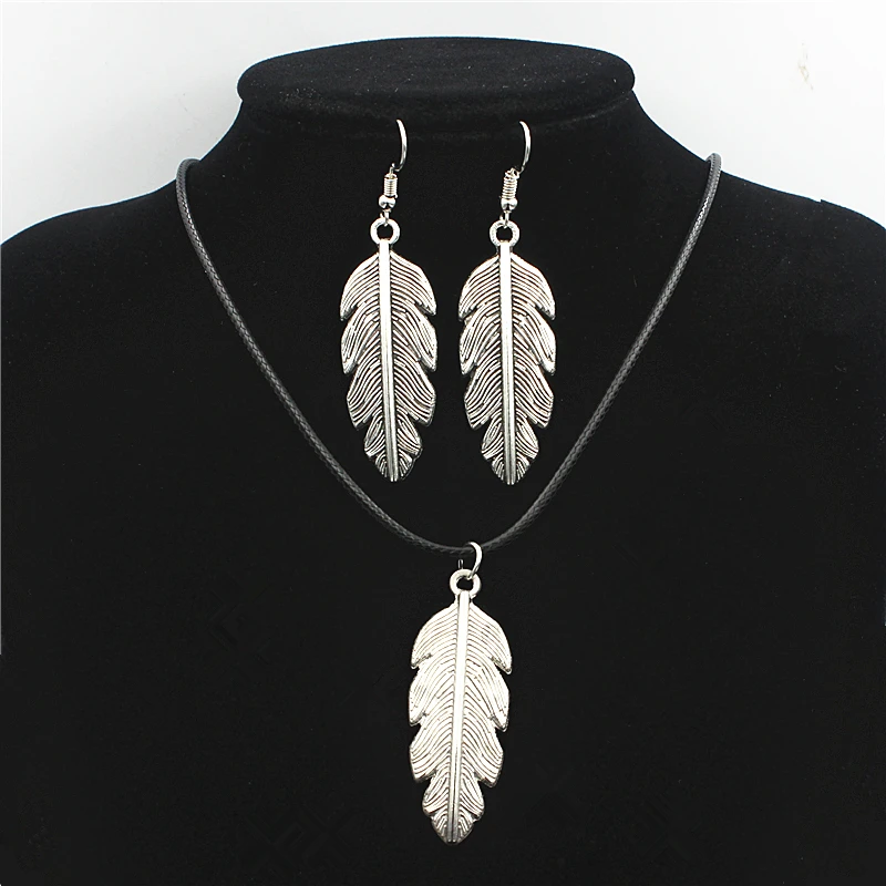 Women Accessories Combo Gift - Set Perhiasan Bulu Retro untuk Wanita