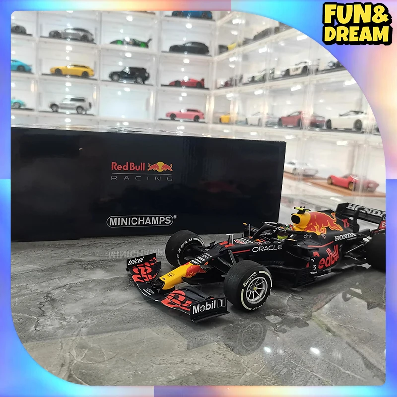 1:18 Minichamps F1 Car Model Red Bull 2022 Monaco Sergio Perez Rb18 #11 Collectible Children Toys Checo F1 Car Birthday Gift