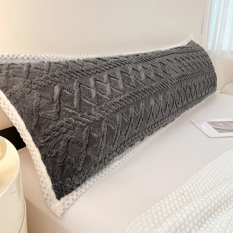 Long Plush Pillowcase Soft Warm Velvet Bedding Body Pillow Cover Home Decor Large Couple Flannel Pillow Case