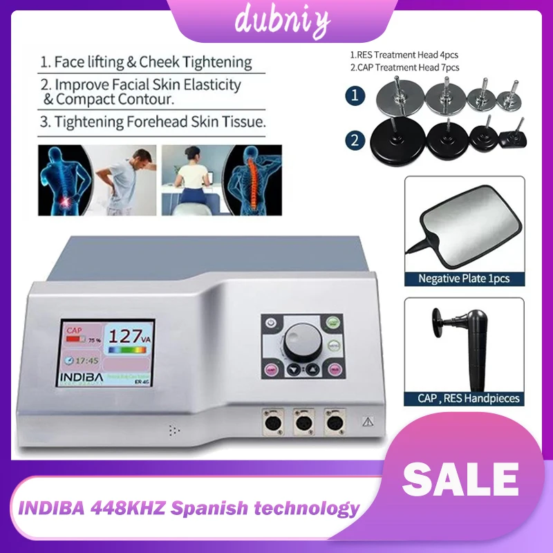 

Diathermy RF Radiofrecuencia Indiba Spanish Technology 448khz Face Lift Skin Tightening Body Cellulite Removal Machine