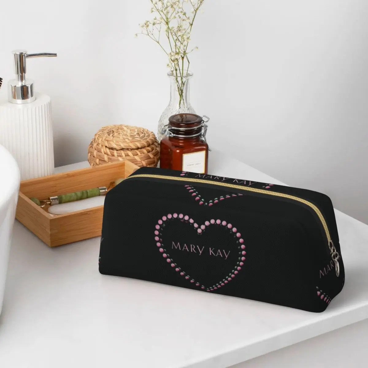 Estuches para lápices de Mary Kay Cosmetics para estudiantes, caja para lápices escolares, bolsa para lápices de gran capacidad, estuche para lápices, soporte para bolígrafos