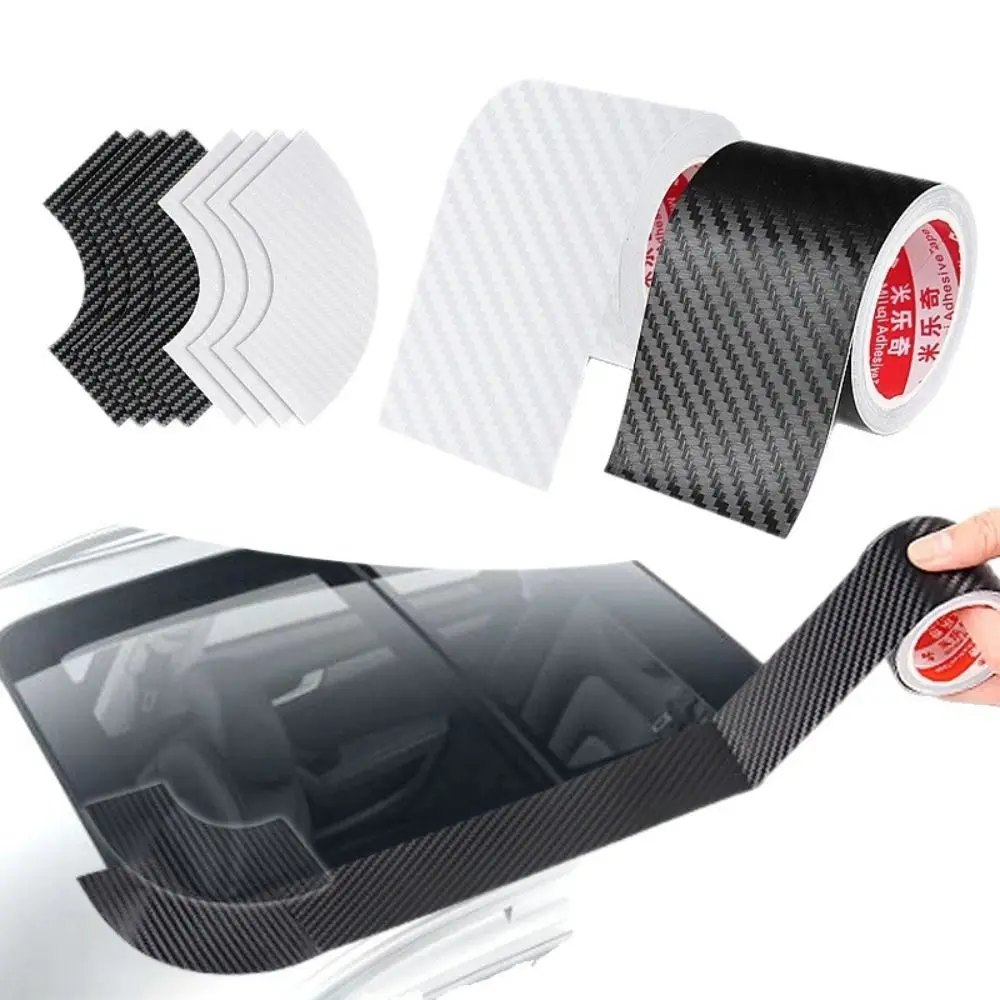 Carbon Fiber Pattern Automotive Pinstriping Tape Waterproof Removable Trim Tape Adhesive Vinyl Tape Roll Automotive Decoration